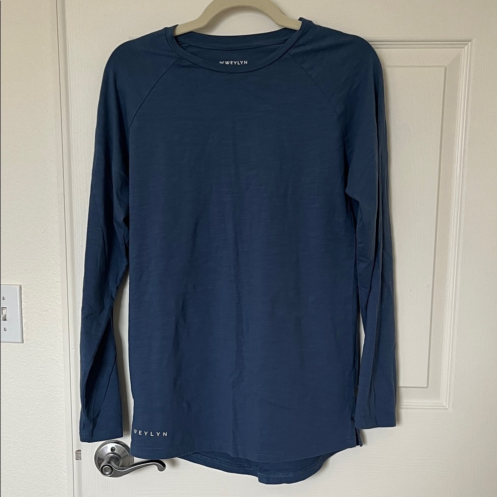 Weylyn Men's Blue Long Sleeve Shirt, Size Small